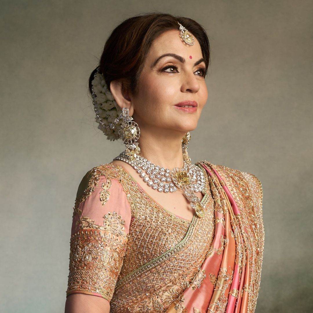 Nita Ambani istri crazy rich India, Mukesh Ambani. (Instagram @kantilalchhotalal)