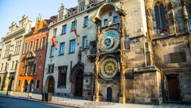 Astronomical clock in Prague, Czech Republic, Europe