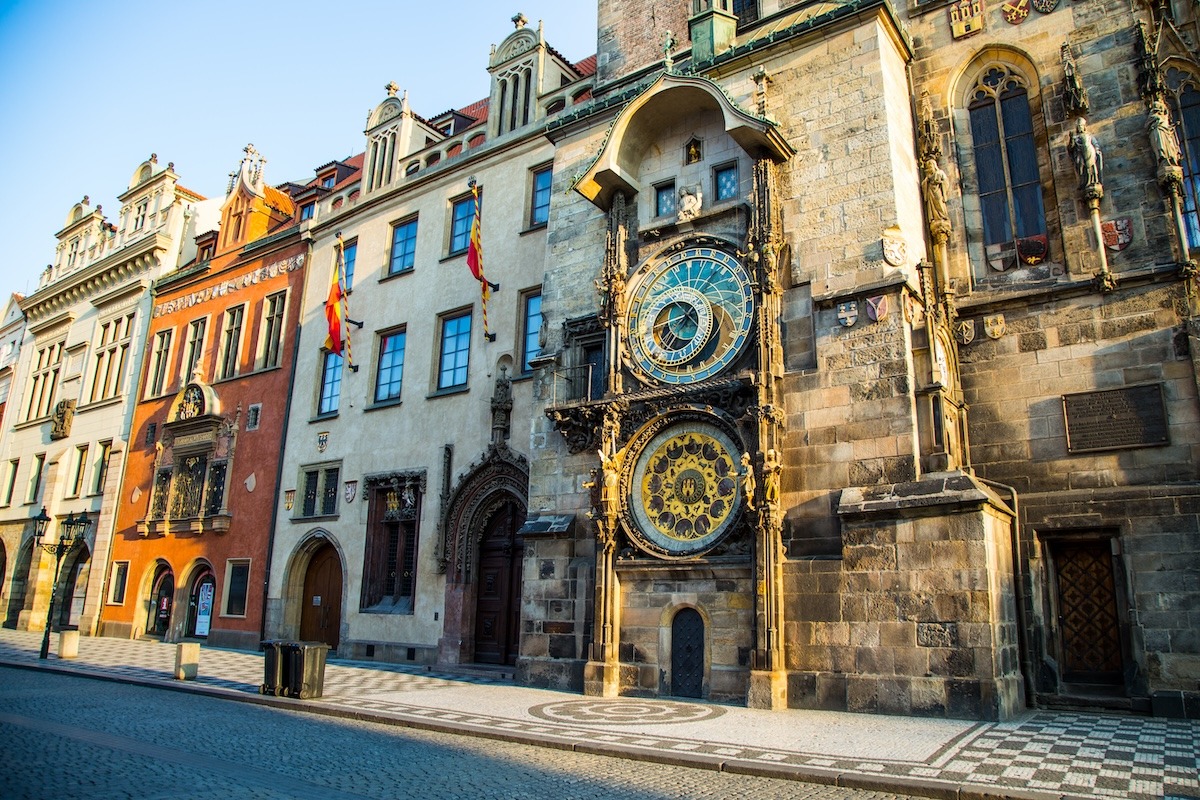 Astronomical clock in Prague, Czech Republic, Europe